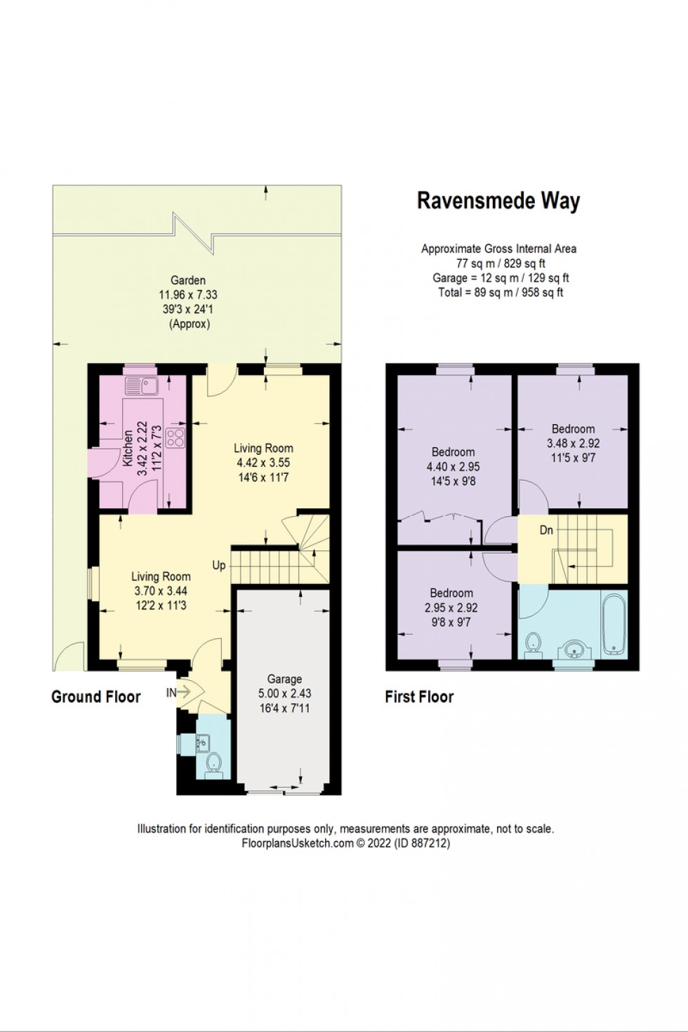 Floorplan for Ravensmede Way
