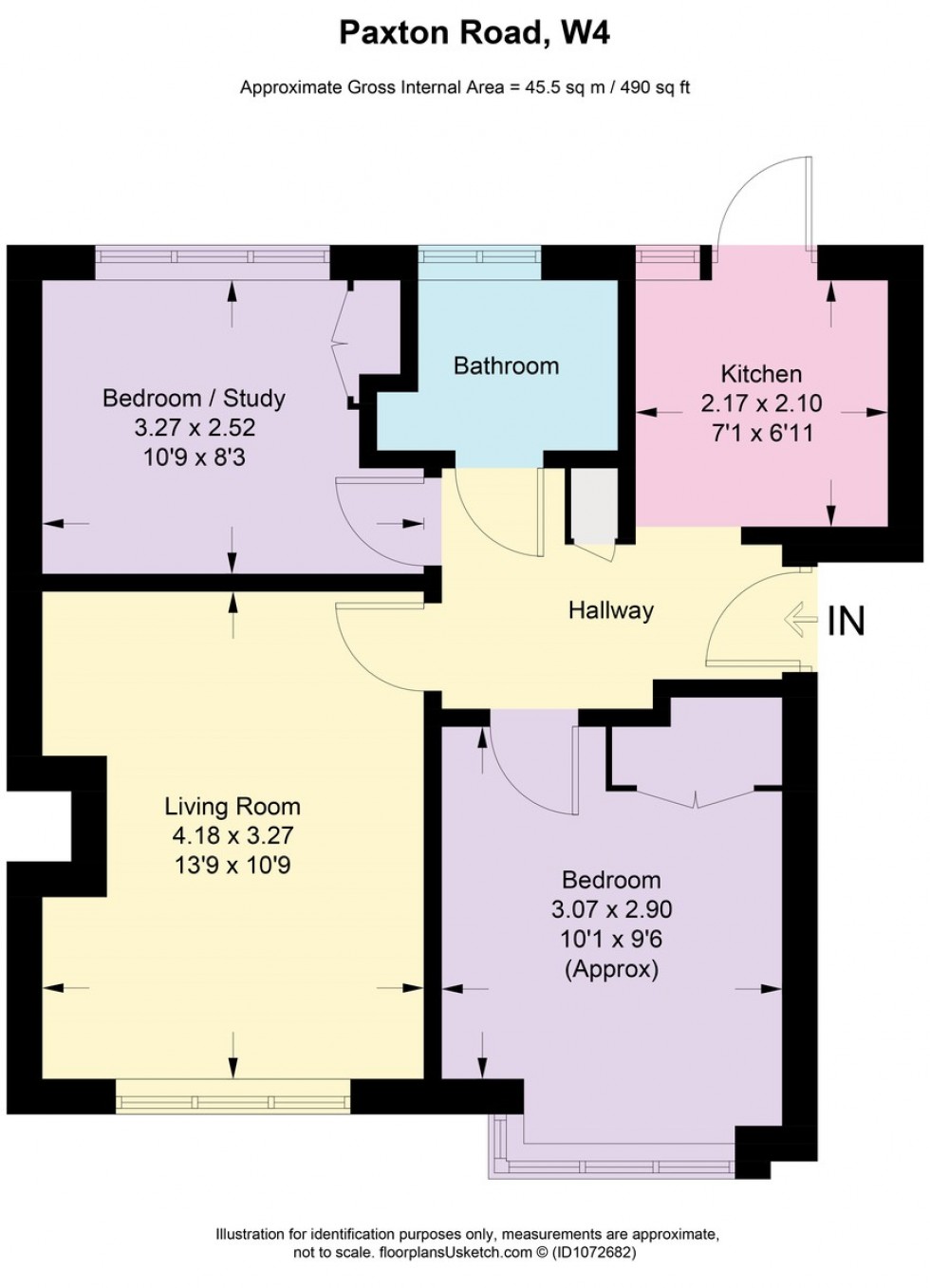 Floorplan for Dukes House, W4