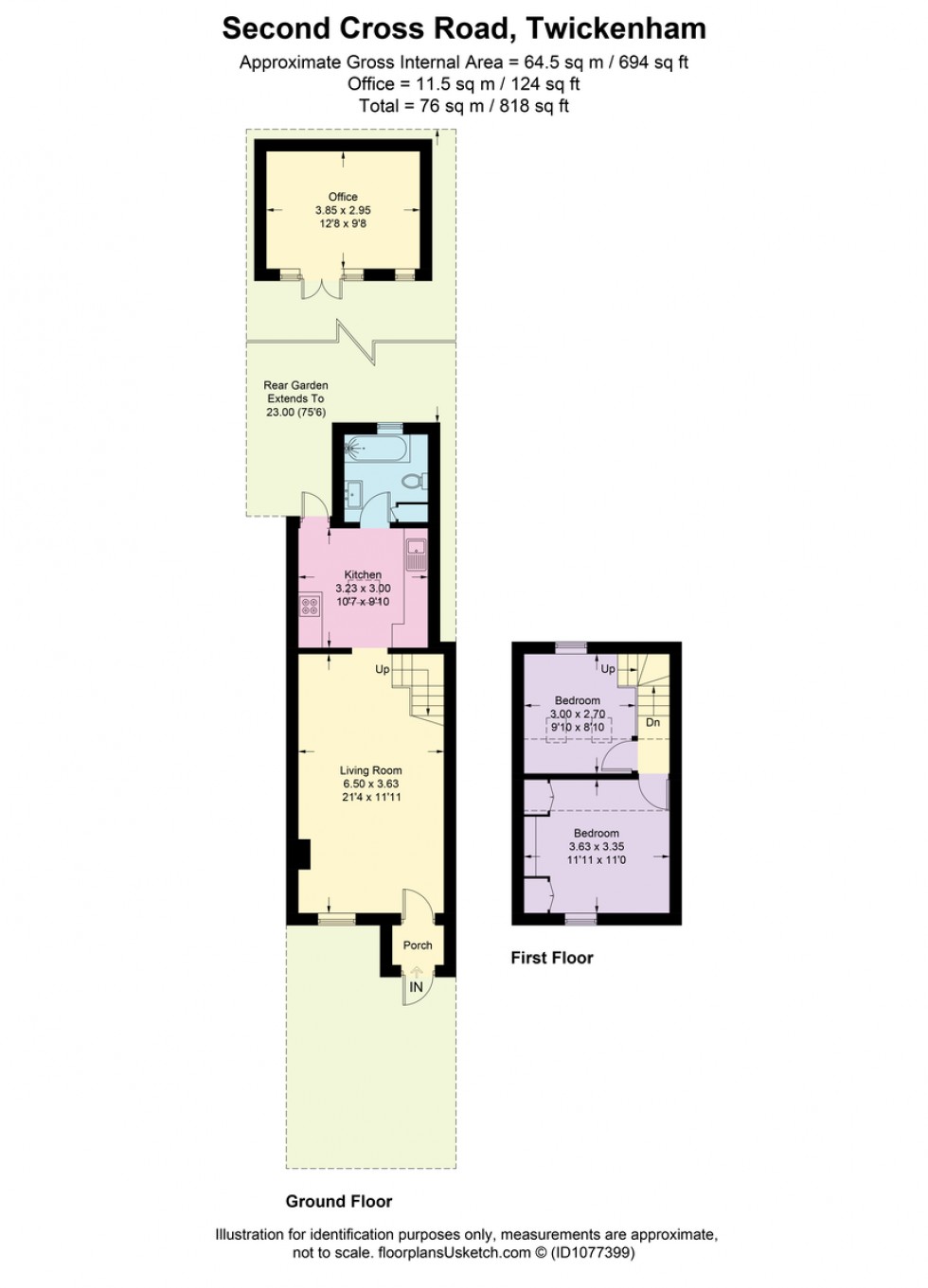 Floorplan for Twickenham TW2